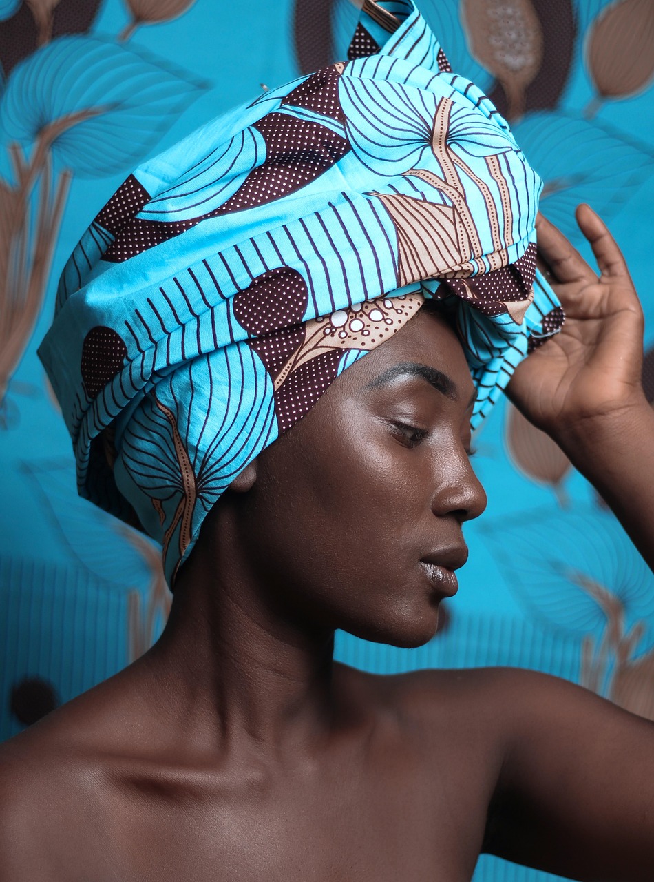 woman, black woman, fashion, bust, head scarf, profile, makeup, cosmetics, african woman, portrait, african, turban, modeling, model, skin, pose, posing, african woman, african woman, african woman, african woman, african woman, african